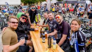 Als Team bei der CYCLE TOUR am Start!